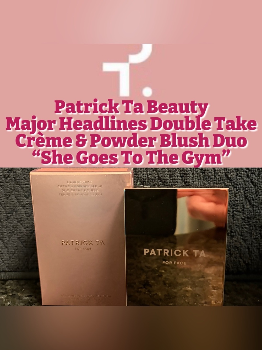 Patrick Ta Beauty Major Headlines Double Take Crème & Powder Blush Duo - New